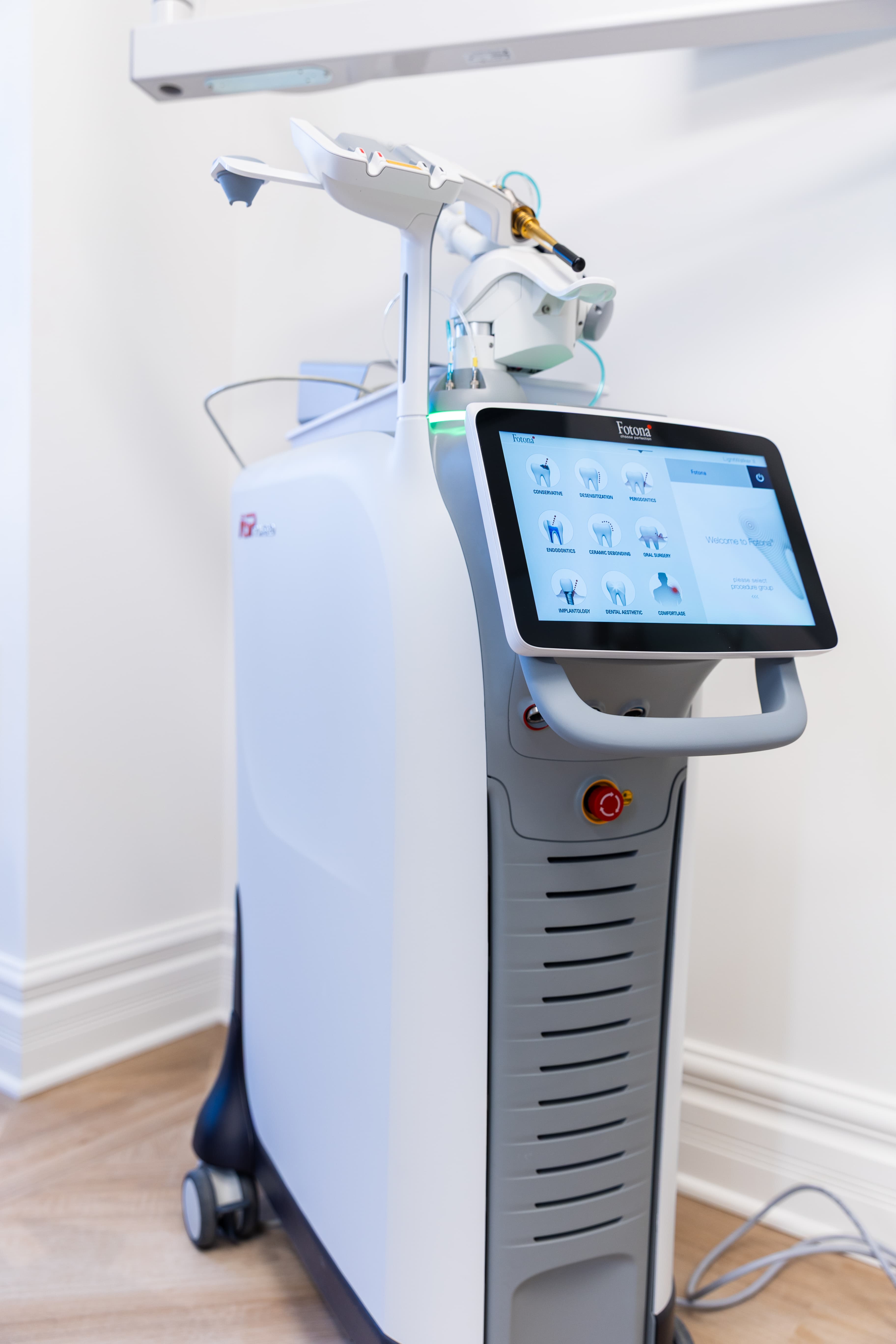 Fotona LightWalker laser system used for photobiomodulation pain relief and tissue healing