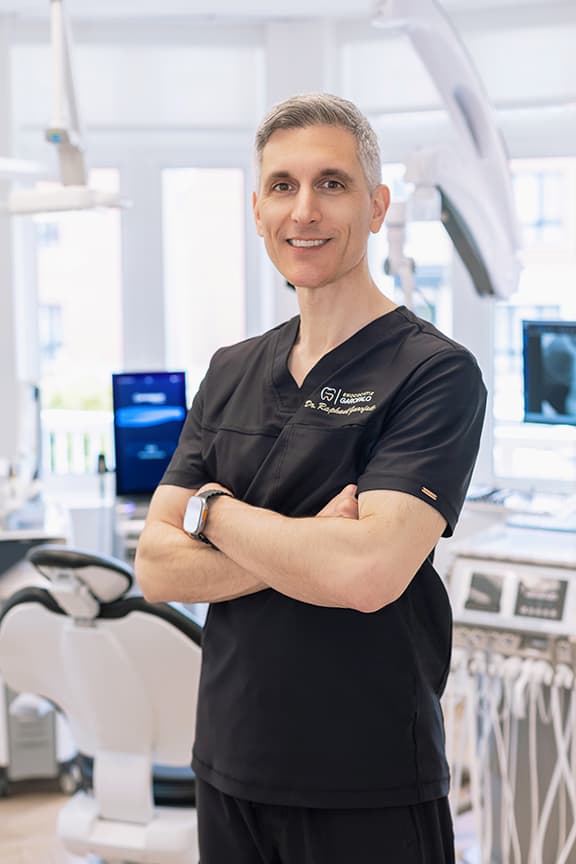 Dr. Raphael Garofalo, board-certified endodontist, in the endodontic treatment suite